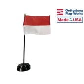Indonesia Stick Flag - 4x6"