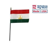 Tajikistan Stick Flag - 4x6"