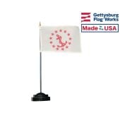 Rear Commodore Stick Flag - 4x6"