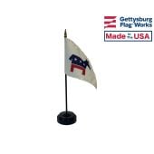 Democrat Stick Flag - 4x6"