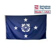 Coast Guard Admiral (4 Star) Officer Outdoor Flag