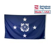 Coast Guard Admiral (4 Star) Officer Outdoor Flag