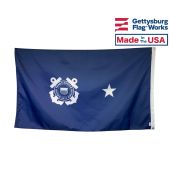 Coast Guard Rear Admiral (1 Star) Officer Outdoor Flag 