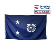 Coast Guard Rear Admiral Upper Half 2 Star Flag