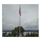 Easy Order Aluminum, Internal Halyard, Flagpole 20'