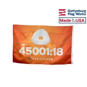 ISO 45001:18 Occupational Health & Safety Flag