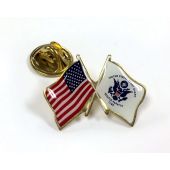 Coast Guard Flag Lapel Pin