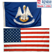 Louisiana & Battle-Tough® American Flag Combo Pack