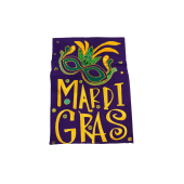 MARDI GRAS GARDEN FLAG