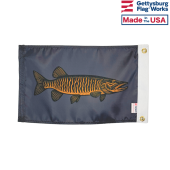 Muskie flag for boat front image