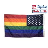 Stars on a Rainbow Flag