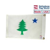 ORIGINAL MAINE HISTORIC FLAG-12X18", PRINTED