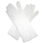 White Cotton Parade Gloves