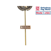 Korea Service Insignia Plaque For Grave Markers