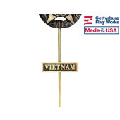 Vietnam Service Insignia Plaque For Grave Markers