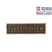 Firefighter Service Insignia Plaque For Grave Markers
