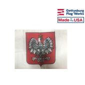 Poland Ancestral Flag with Eagle