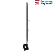 rail mount for boat flag