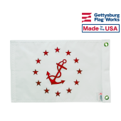 12x18" Rear Commodore Officer Boat Flag - Yacht Club Officer Flags