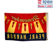 Remember Pearl Harbor Commemorative Flag 