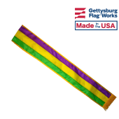 6' Mardi Gras Tri-Color Parade Sash