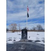 Easy Order Aluminum Flagpole-25', Internal Halyard