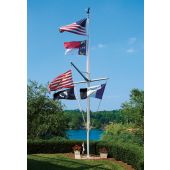 25' Nautical Single Mast Flagpole