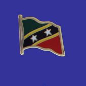 St Chris-Nevis Lapel Pin (Single Waving Flag)