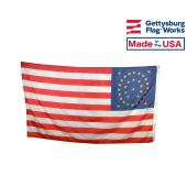 34 Star Oval Flag (Gold Stars) - 3x5'