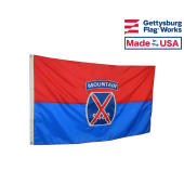 US Army 10th Mountain Division Flag - Choose Options