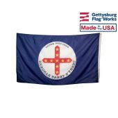 Terry's Texas Rangers Flag 1861-Yellow stars - 3x5'