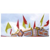 Blank Nylon Triangle Pennant Flags - Choose Options