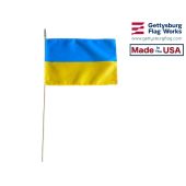 Ukraine Stick Flag 