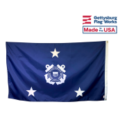 Coast Guard Vice Admiral (3 Star) Officer Outdoor Flag