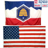 Utah & Battle-Tough® American Flag Combo Pack