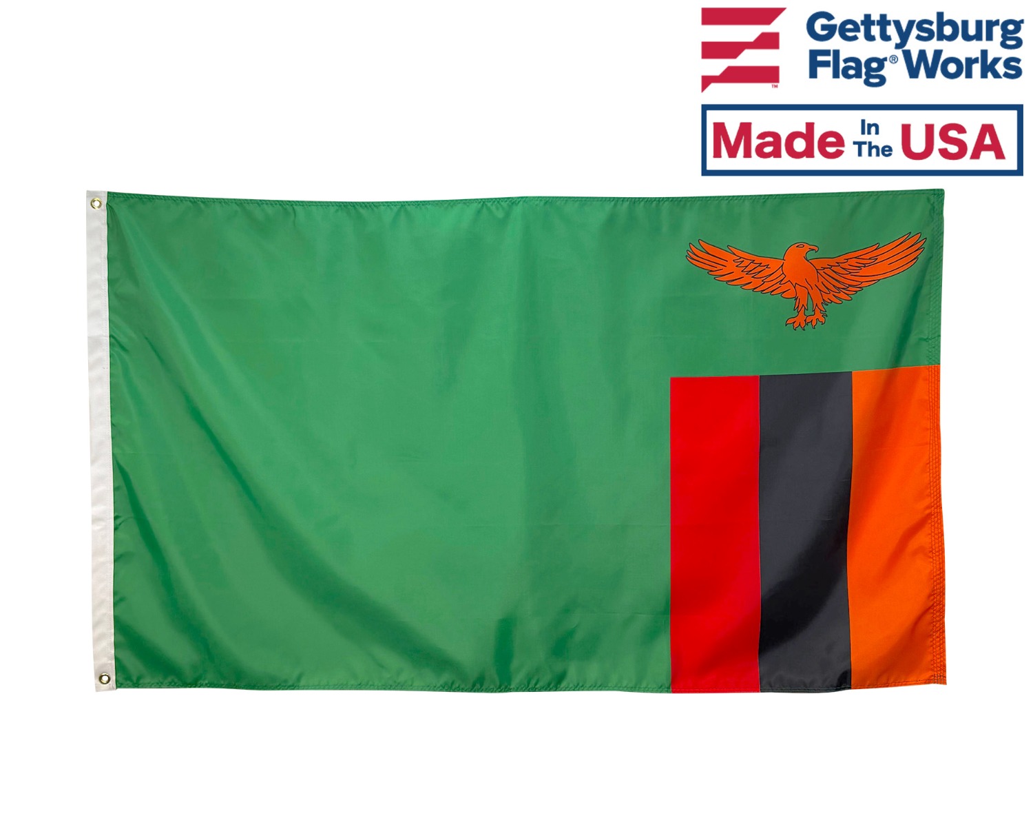 Flag of Zambia | Gettysburg Flag Works