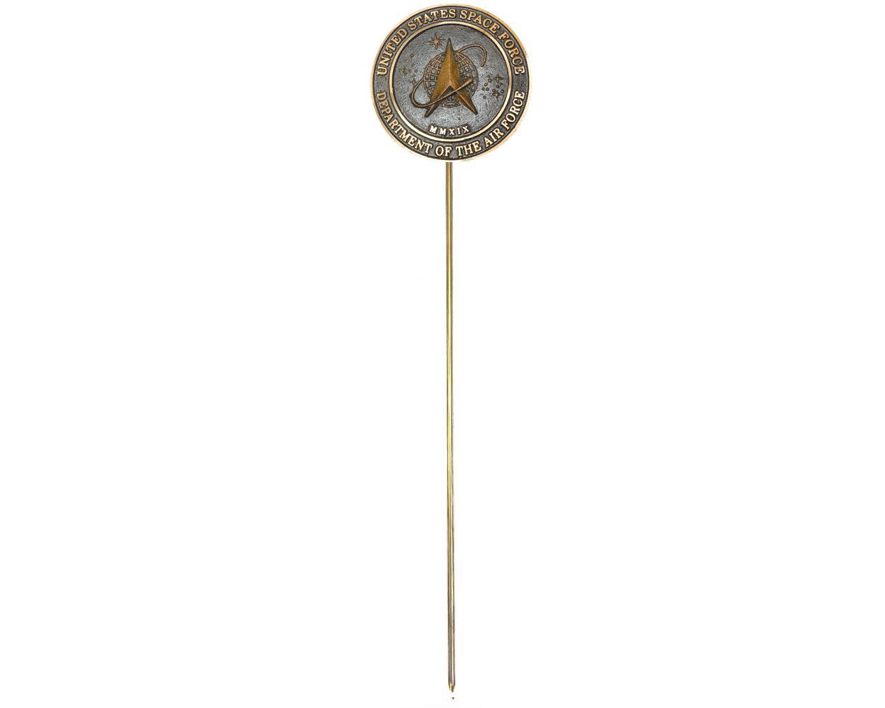 Space Force Bronze Grave Marker