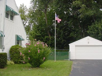 fiberglass residential flag pole