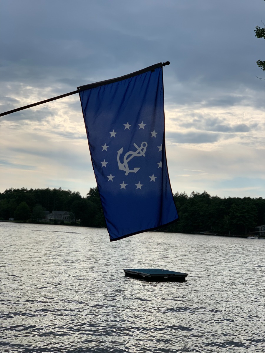commodore flag with lake view customer photo