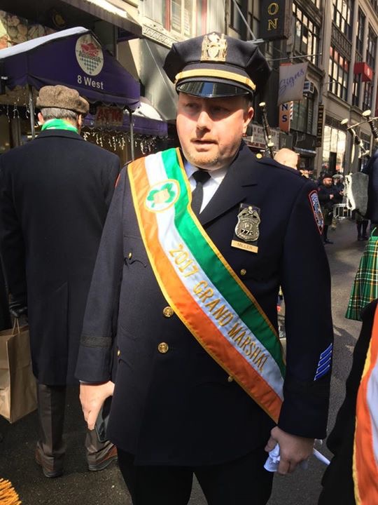 Irish guy with sash on