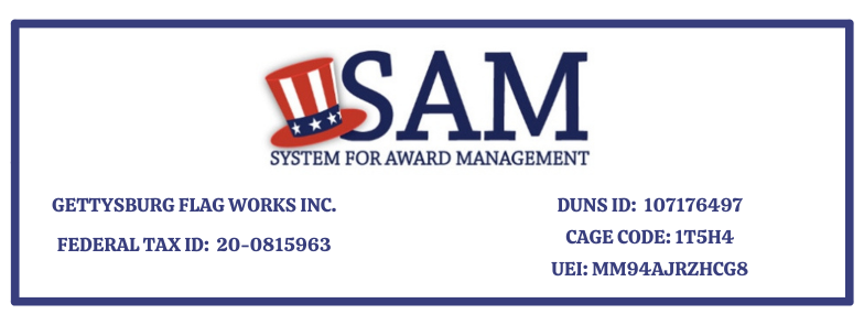 SAM AWARD INFO