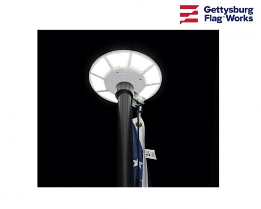 Solar Flagpole Light