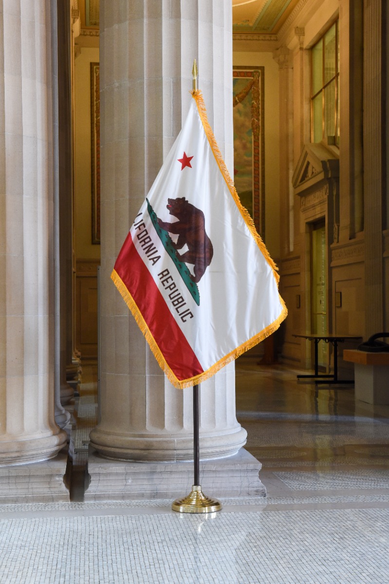california indoor flag