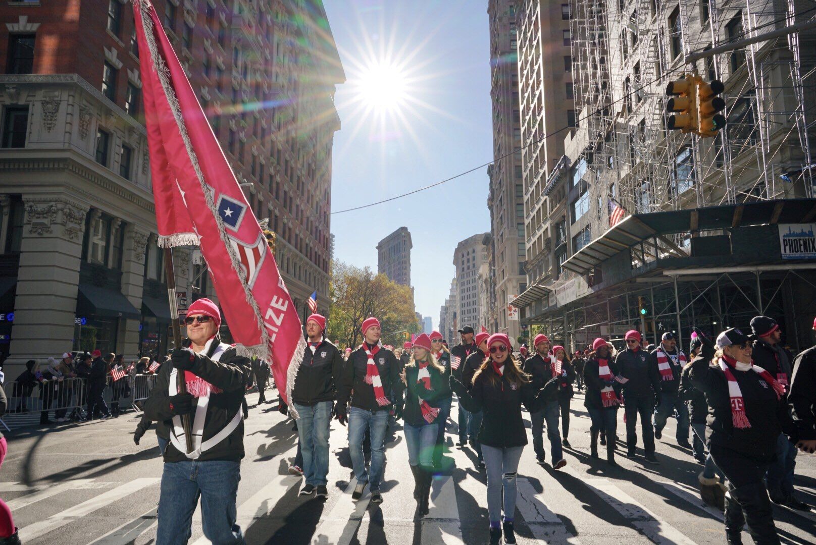 T-mobile parade pole and flag