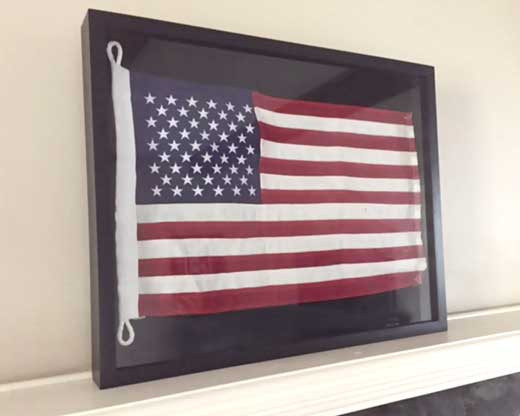 Framed American Flag