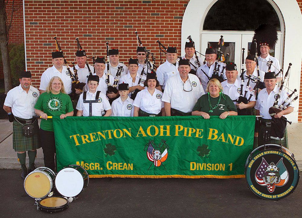 Trenton AOH banner made custom